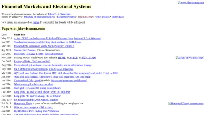 Screenshot preview of jdawiseman.com