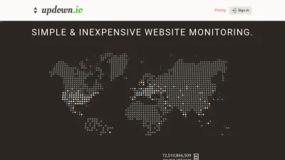 Screenshot preview of updown.io