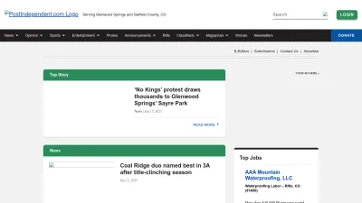 Screenshot preview of postindependent.com