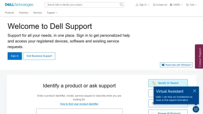 Screenshot preview of dl.dell.com