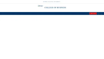 Screenshot preview of business.fau.edu