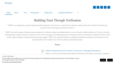 Screenshot preview of vertic.org