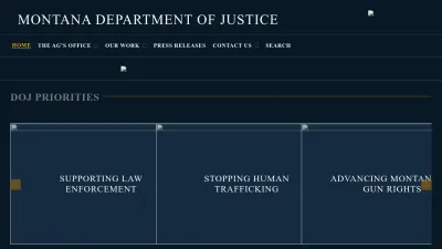 Screenshot preview of dojmt.gov