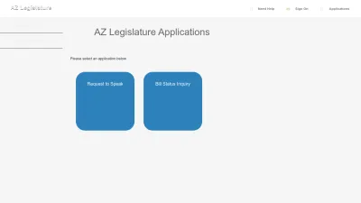 Screenshot preview of apps.azleg.gov