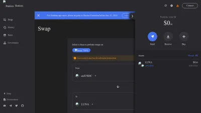 Screenshot preview of station.terra.money