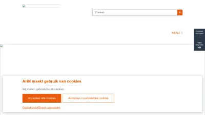 Screenshot preview of ahn.nl