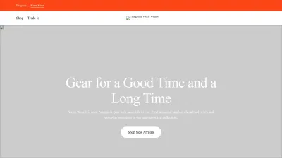 Screenshot preview of wornwear.patagonia.com