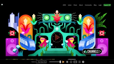 Screenshot preview of radioparadise.com