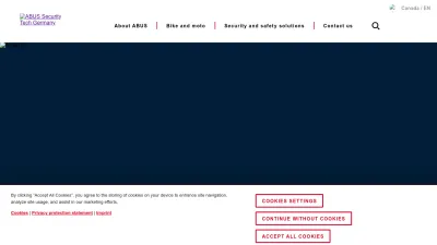 Screenshot preview of abus.com