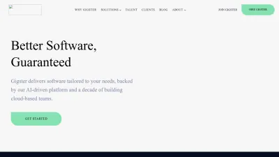 Screenshot preview of gigster.com