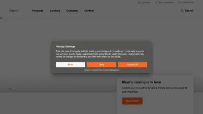Screenshot preview of blum.com