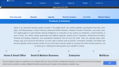 Screenshot preview of escanav.com