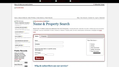 Screenshot preview of memphisdailynews.com