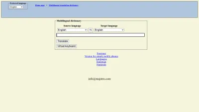 Screenshot preview of majstro.com