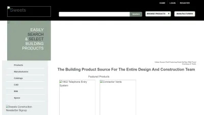 Screenshot preview of sweets.construction.com