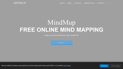 Screenshot preview of mindmup.com