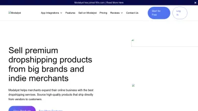 Screenshot preview of modalyst.co