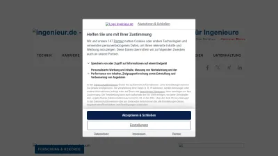 Screenshot preview of ingenieur.de