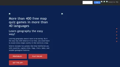 Screenshot preview of seterra.com