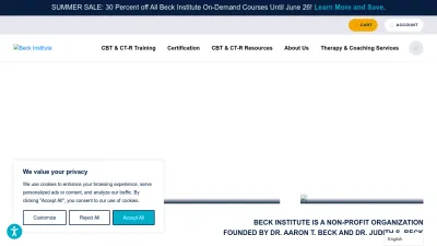 Screenshot preview of beckinstitute.org