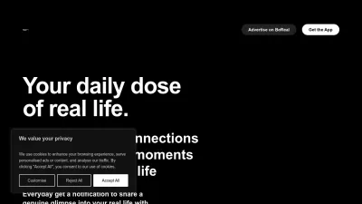 Screenshot preview of bereal.com
