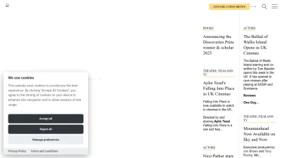 Screenshot preview of curtisbrown.co.uk