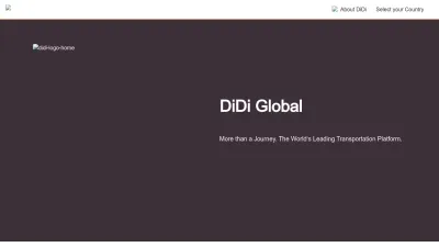 Screenshot preview of web.didiglobal.com