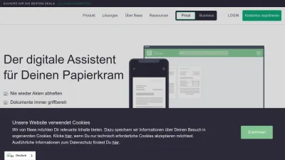 Screenshot preview of fileee.com