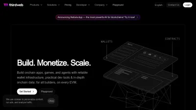 Screenshot preview of thirdweb.com