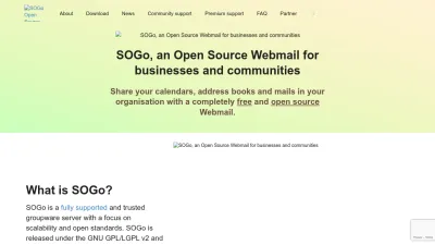 Screenshot preview of sogo.nu