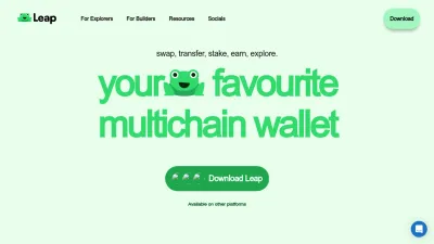 Screenshot preview of leapwallet.io