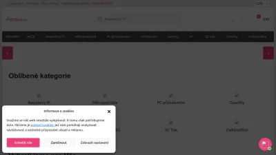 Screenshot preview of rpishop.cz