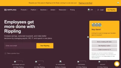 Screenshot preview of rippling.com