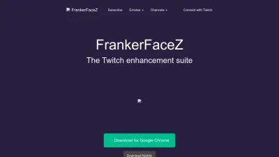 Screenshot preview of frankerfacez.com