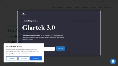 Screenshot preview of glartek.com
