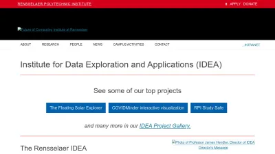Screenshot preview of idea.rpi.edu