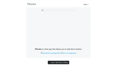 Screenshot preview of phon.to