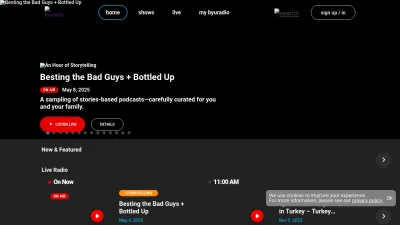 Screenshot preview of byuradio.org
