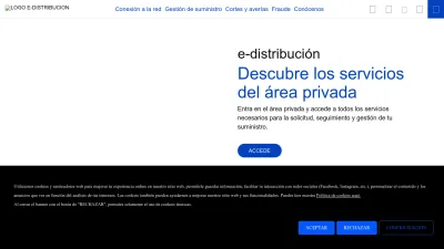 Screenshot preview of edistribucion.com