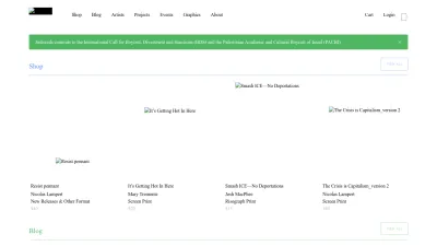 Screenshot preview of justseeds.org
