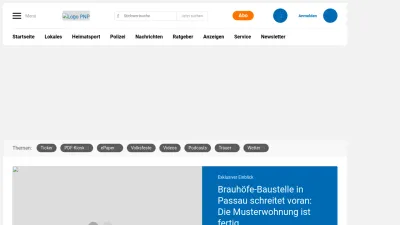 Screenshot preview of pnp.de