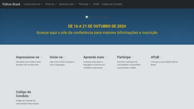Screenshot preview of python.org.br