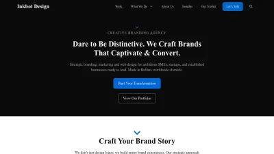 Screenshot preview of inkbotdesign.com