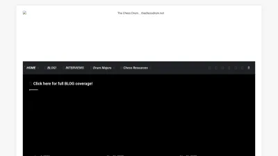 Screenshot preview of thechessdrum.net