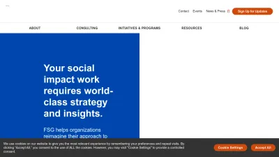Screenshot preview of fsg.org