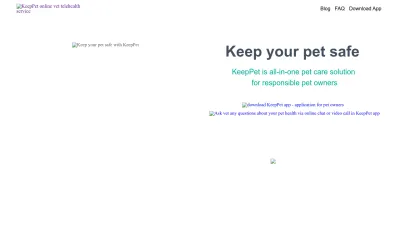 Screenshot preview of keep.pet