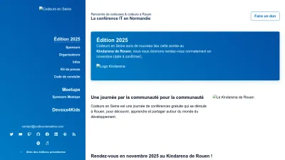 Screenshot preview of codeursenseine.com