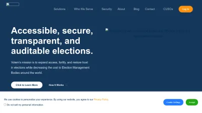 Screenshot preview of votem.com