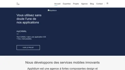 Screenshot preview of applidium.com