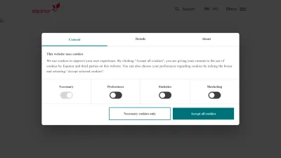 Screenshot preview of equinor.com